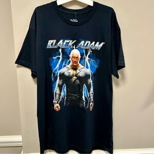 Black Adam Sz L T Shirt NWT DC The Rock